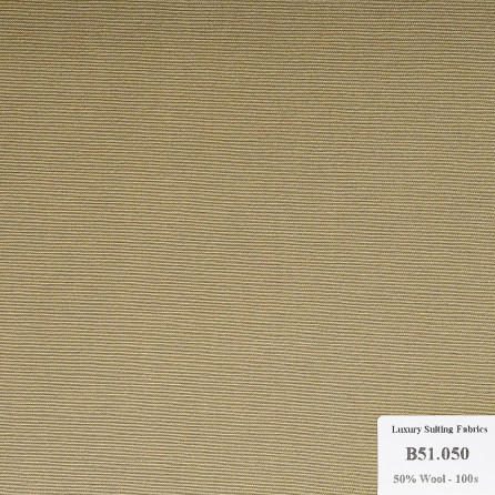 B51.050 Kaki Kevinlli - Vải Kaki - Vàng Kim Trơn